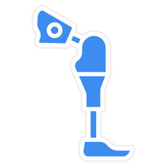 Smart Prosthesis Icon Style