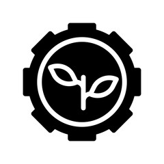 gear glyph icon
