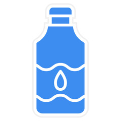 Water Bottle Icon Style