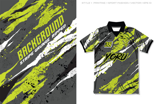 sublimation jersey abstract grunge tiger stripes modern background sporty basketball soccer, paintball, motorcross extreme pattern vector design