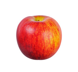 red apple isolated on white background.