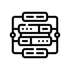 database line icon