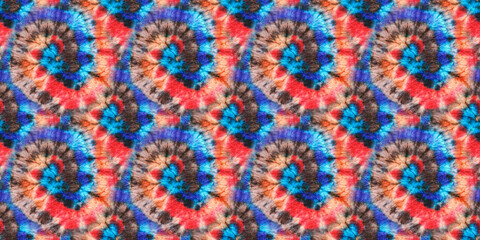 Galaxy Psychedelic Kaleidoscope. Seamless. Dye