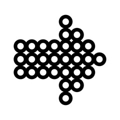 black arrows hand drawn doodle 