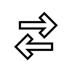 black arrows hand drawn doodle 