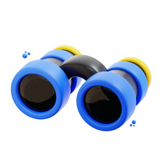 3d rendering binnocular illustration