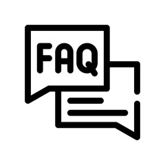 faq line icon