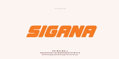 Elegant Font Uppercase Lowercase and Number. Classic Lettering Minimal Fashion Designs. Typography modern Sen Serif fonts regular decorative vintage concept. vector illustration © SyedMuhammad