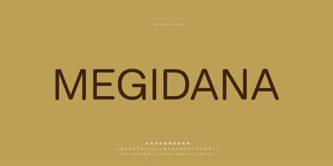 Elegant Font Uppercase Lowercase and Number. Classic Lettering Minimal Fashion Designs. Typography modern Sen Serif fonts regular decorative vintage concept. vector illustration © SyedMuhammad