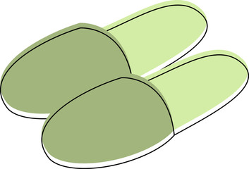 Slippers illustration