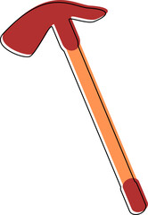 Walking cane illustration