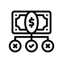 money line icon