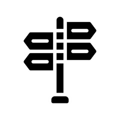 guidance glyph icon