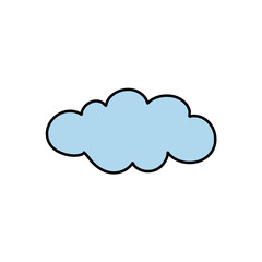 Cartoon clouds. vector collection.
