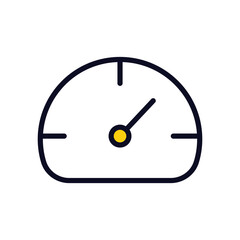 Velocity icon isolate white background vector stock illustration