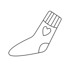 Socks. Vector illustration in doodle style.