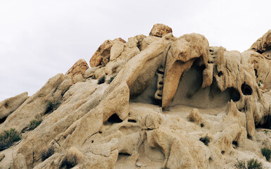 Desert Boulder Formations in Joshua Tree