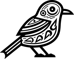 Obraz premium Tribal Sparrow bird