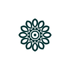 set of islamic mandala elements background tribal