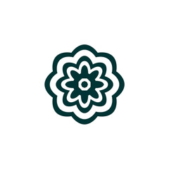 set of islamic mandala elements background texture