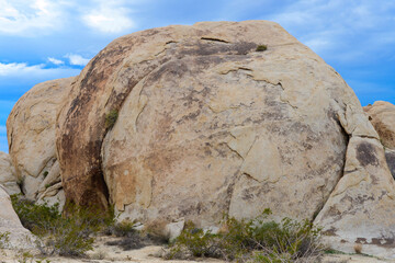 Desert Boulder Formations in Joshua Tree