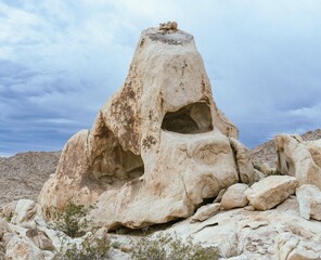 Desert Boulder Formations in Joshua Tree