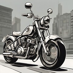 Motorcycle Icon Background Very Cool