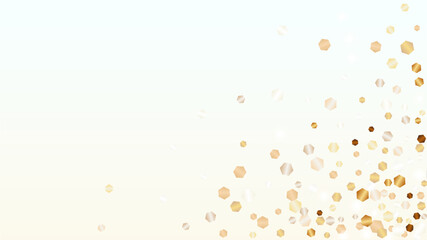 Realistic Background with Confetti of Glitter Particles. Sparkle Lights Texture. New Year pattern. Light Spots. Star Dust. Explosion of Confetti. Design for Template.