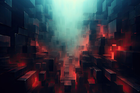 Digital abstract pattern