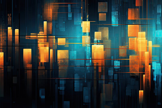 Abstract digital art background