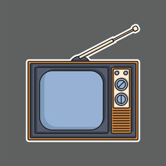 television logo design, stickers, posters, printing and other uses