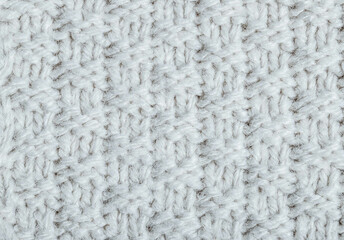 close up of knitted wool texture  hygge concept
