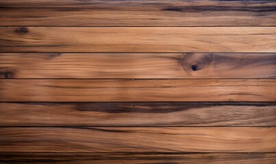 Naklejka premium teak Wood texture background, wood planks, copy space. Generative AI
