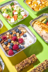 Healthy food delivery lunch boxes