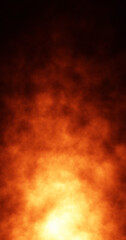 Realistic dark red fire flames illustration background.