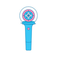 K-pop lightstick icon. Vector illustration