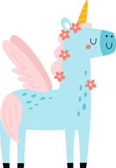 Unicorn With Flowers
