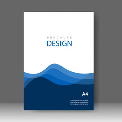 Design cover book modern. Annual report. Brochure template, catalog. Simple Flyer promotion. magazine. Vector illustration