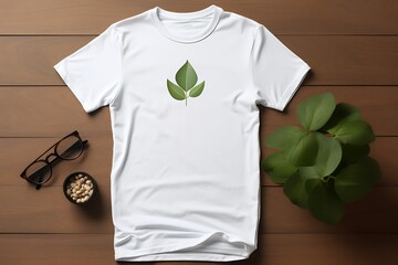 Wardrobe Canvas: Blank T-Shirt Mockup for Seamless Branding