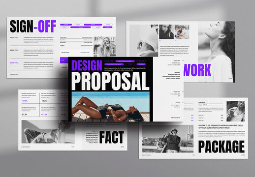 Proposal Presentation Template Design Layout
