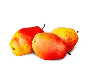 Pears isolated on white background