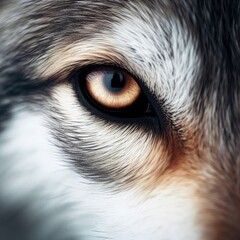 close up of wolf eye background