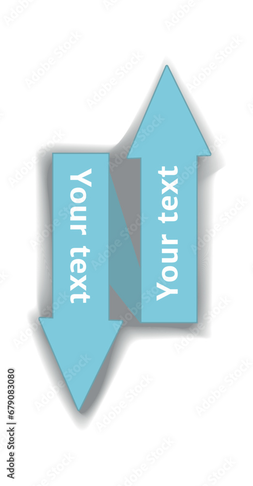 Poster arrow in the cartoon style. this captivating element of set - a bright, colorful arrow with a shadow
