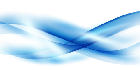 abstract blue wave background modern vector illustration