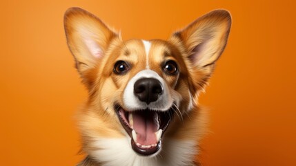 Furry Friends Red Cat Corgi Dog, HD, Background Wallpaper, Desktop Wallpaper
