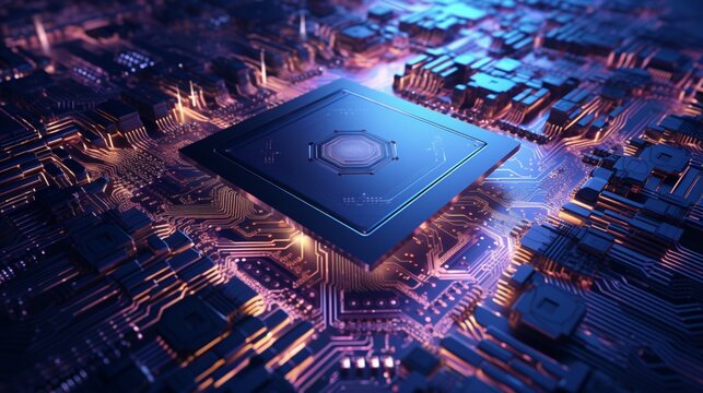 an abstract concept of CPU parallel processing capabilities.
