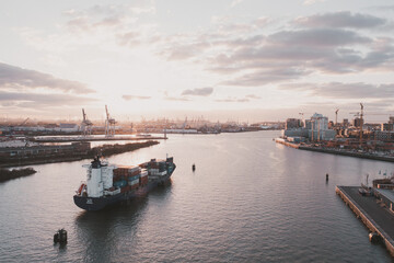 Fototapeta premium Hamburger Hafen