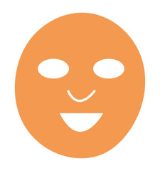 Eco product in flat cartoon style. A vibrant and eco-conscious illustration feature soothing face mask, elegantly presented in an eco-friendly design. Vector illustration.