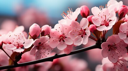 Beautiful Landscape Spring Flowers Trees Blossom, HD, Background Wallpaper, Desktop Wallpaper