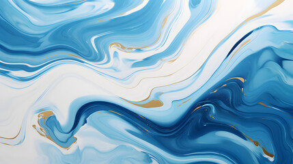 wave liquid paint marble texture background. Generative AI.